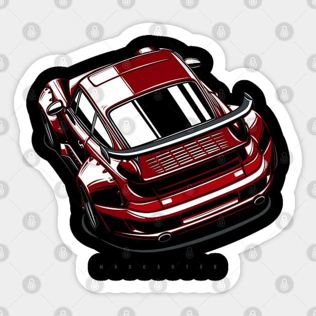 Rauh Welt 911 Sticker by Markaryan